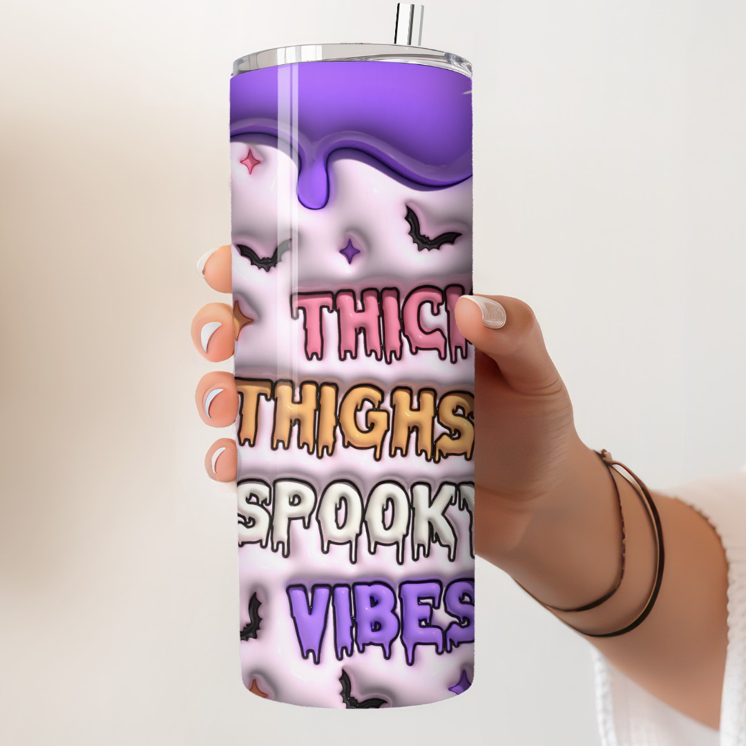 THICK THIGHS 3D TUMBLER